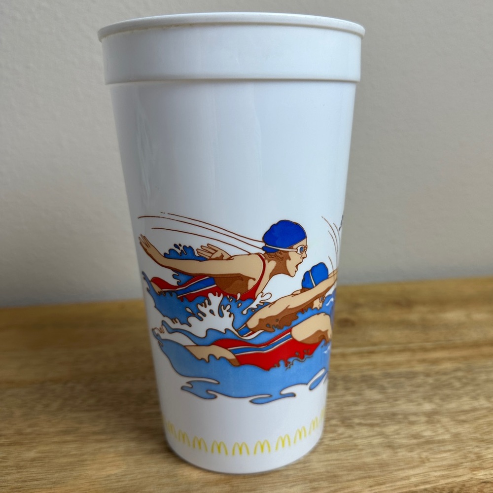 4/$25 - Vintage 1988‎ USA Olympics Women’s Swimming Team Plastic McDonalds Cup